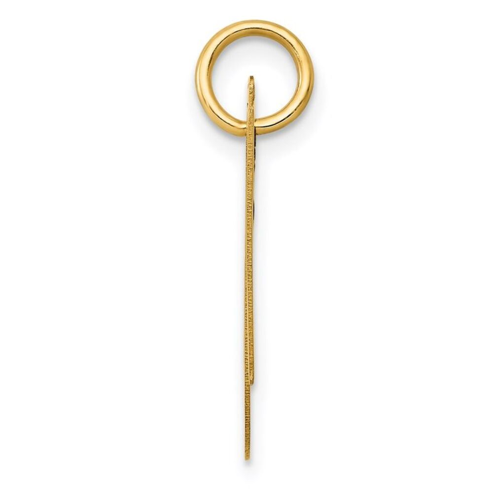 Kazi Luxury 14k Yellow Gold Medium Fancy Script L… - image 2